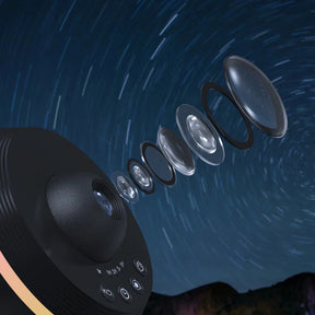 Projetor de Luz de Galáxia Estelar Luminária Noturna para Quarto