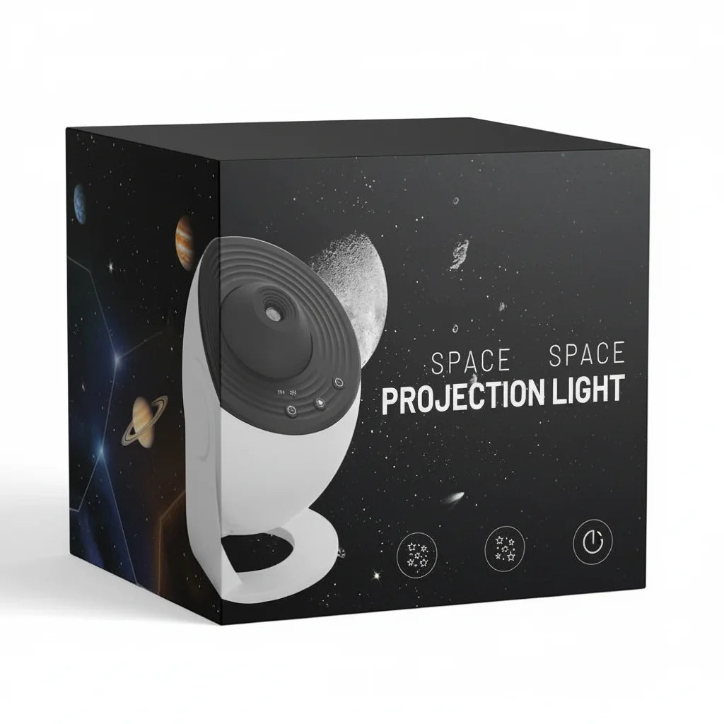Projetor de Luz de Galáxia Estelar Luminária Noturna para Quarto