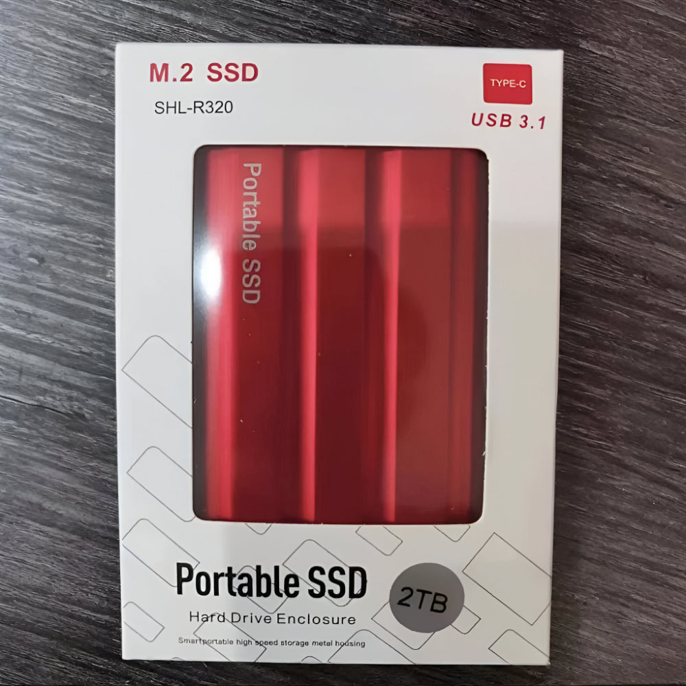 SSD Externo Dispositivo de Armazenamento Portátil Gabinete de Metal