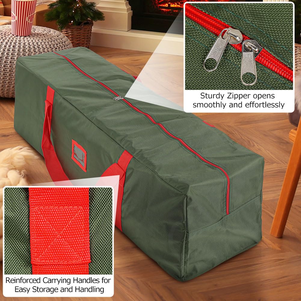 Bolsa de Armazenamento para Árvore de Natal, Estojo de Transporte de Oxford Impermeável