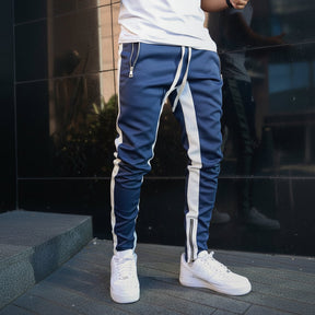 Calça Jogger Masculina Slim Fit com Listra Lateral
