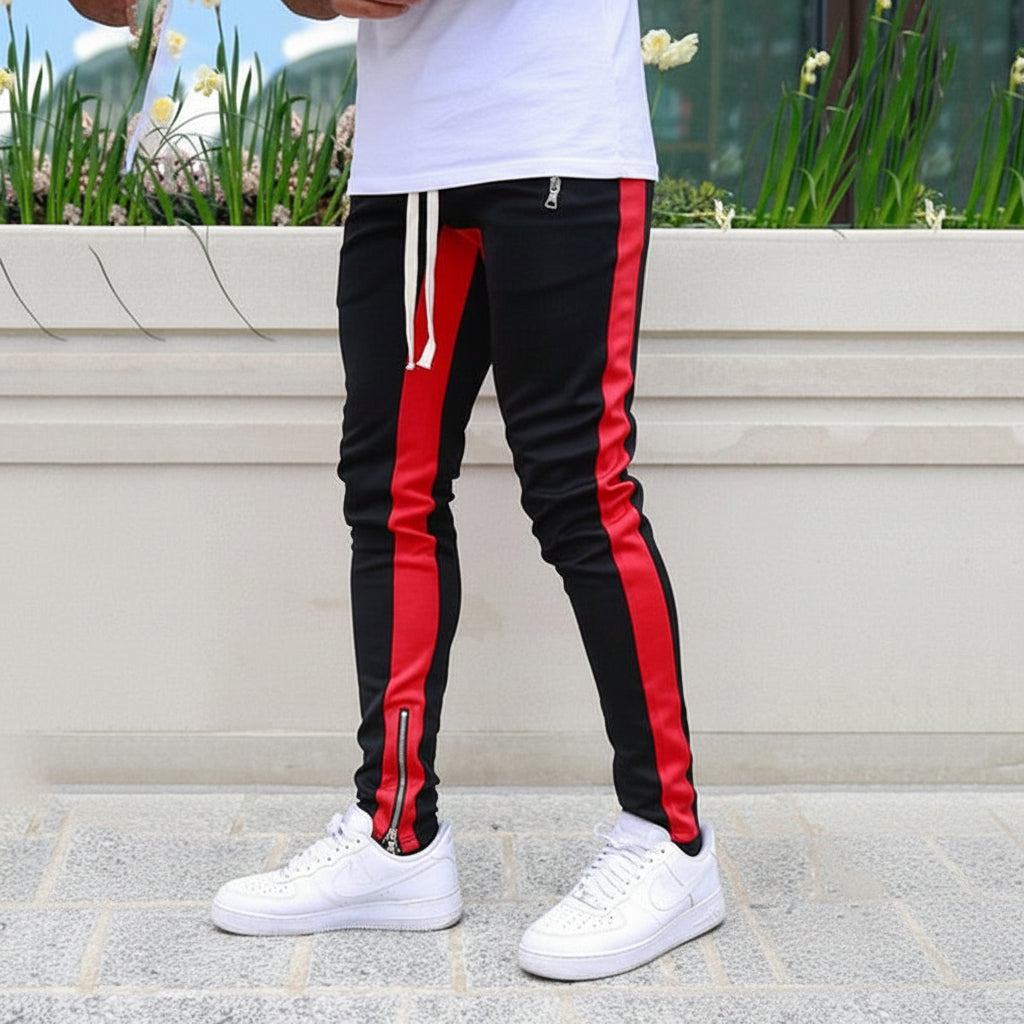 Calça Jogger Masculina Slim Fit com Listra Lateral