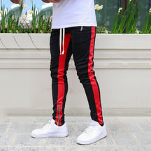 Calça Jogger Masculina Slim Fit com Listra Lateral