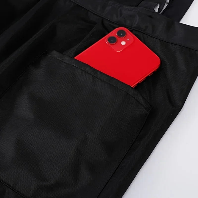 Avental Floral Impermeável – Uniforme de Trabalho Estilo Princesa