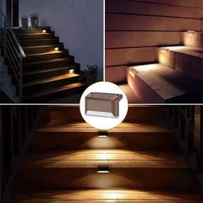 Solar Step Lights 8-Pack – Outdoor Path Illumination & Auto On/Off