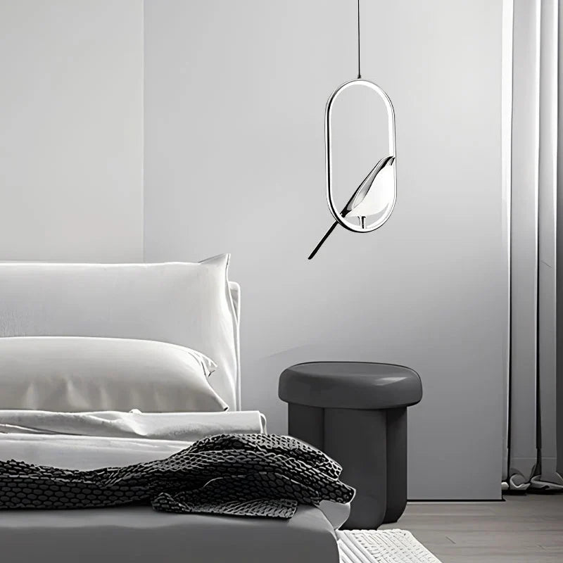 Magpie Pendant Light | Nordic LED Bird Design