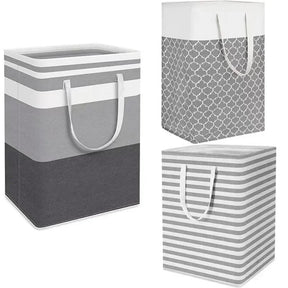 75L Waterproof Laundry Basket – Foldable Fabric Hamper with Handles
