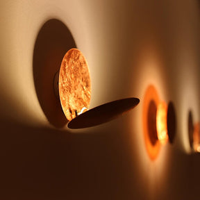 Solar Eclipse LED Wall Sconce – Modern Round Wall Light – product image 2