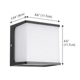 Arandela Externa AeroCube | LED Moderno à Prova d'Água