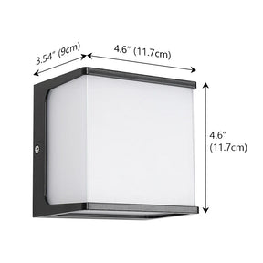 Arandela Externa AeroCube | LED Moderno à Prova d'Água
