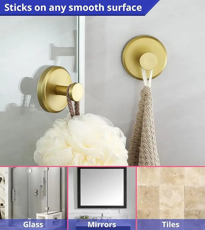 Ganchos com Ventosa para Guirlandas e Decoração – Fixação Forte, Sem Furos e Pacote com 2 Unidades