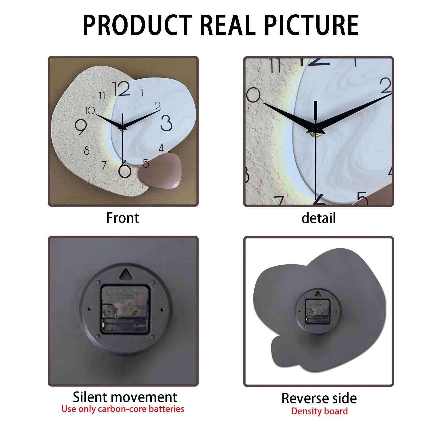 Modern Wall Clock – Silent Quartz Design