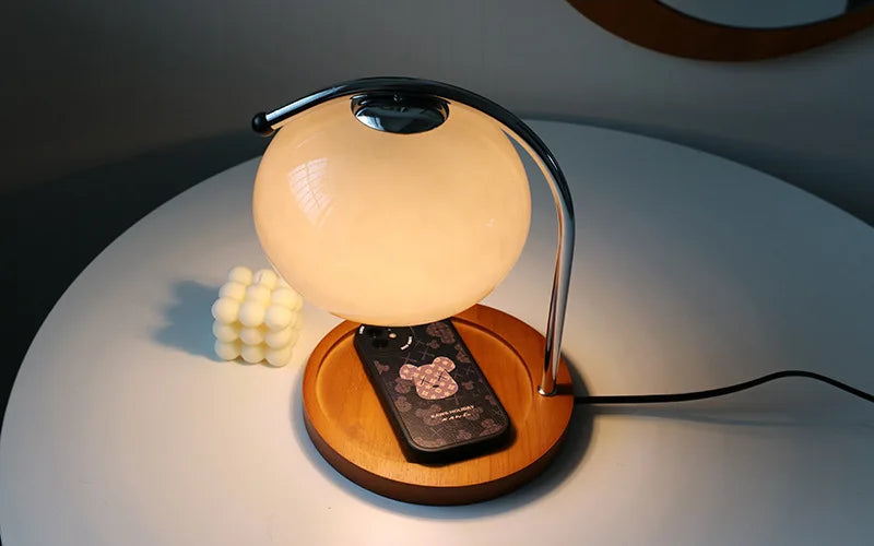 Luminária Aquecedora de Velas de Vidro Retrô