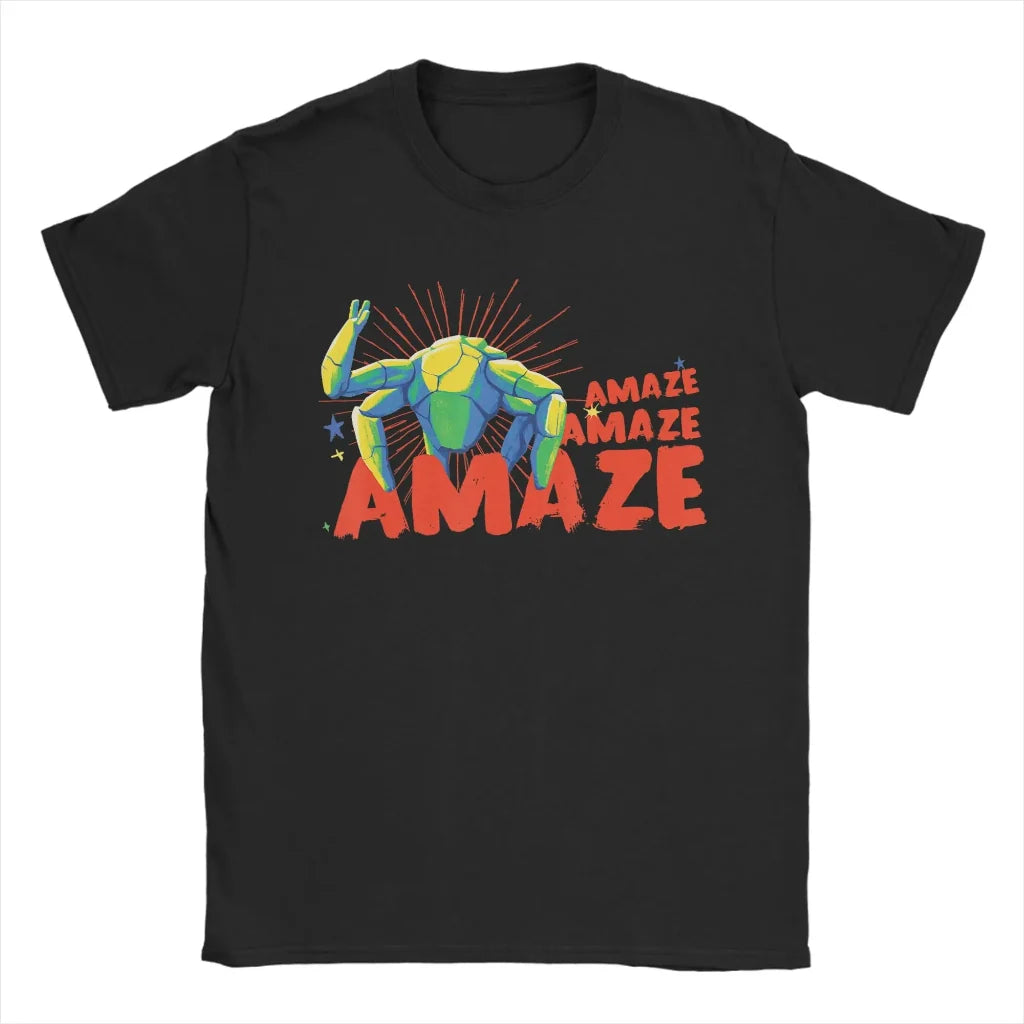 Camiseta com Estampa Divertida de Espaço Projeto Rocky Camiseta Casual