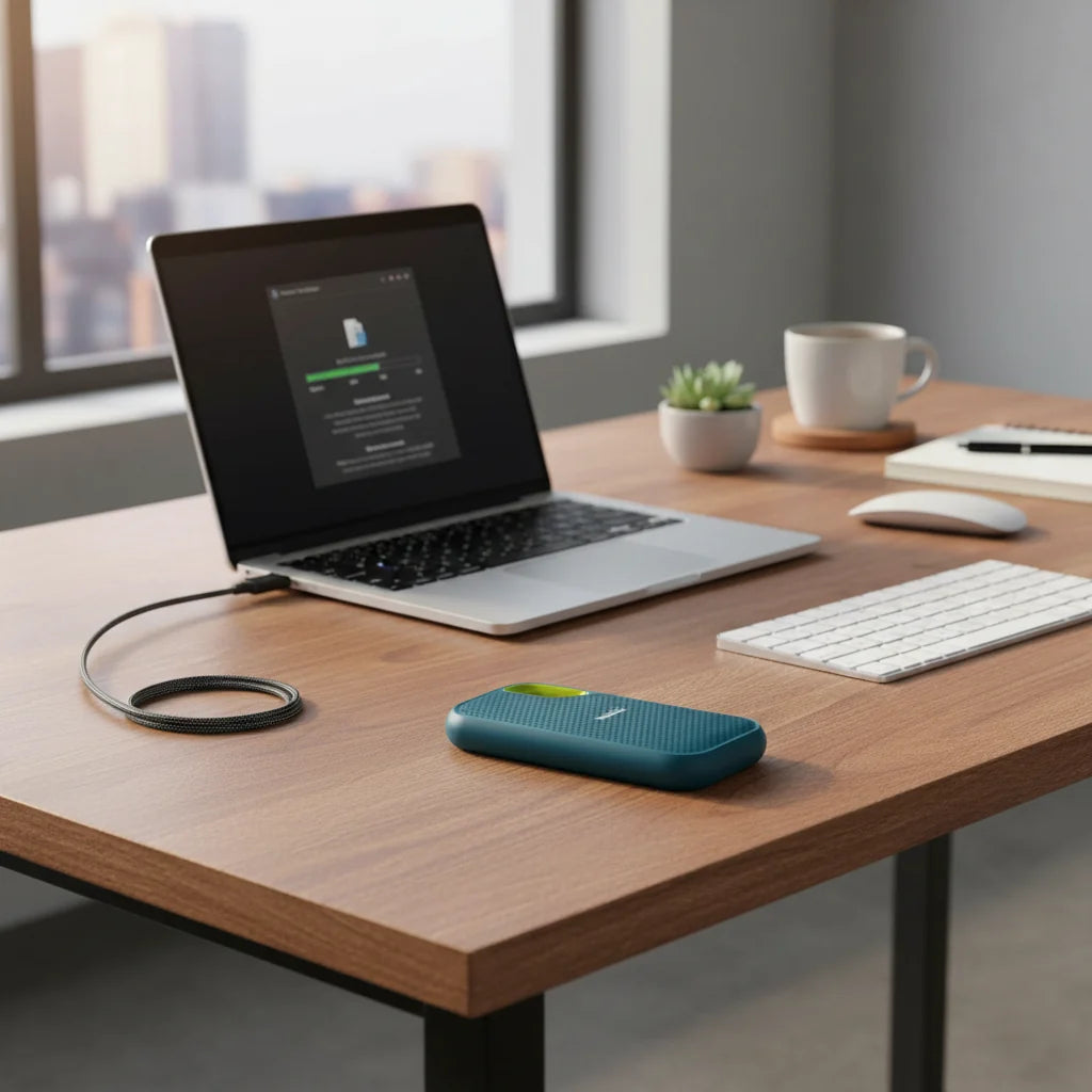 SSD Portátil Externo de Alta Resistência Armazenamento de Backup USB