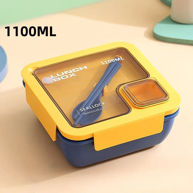 Marmitas Bento – À prova de vazamentos com talheres, podem ir ao micro-ondas e à lava-louças