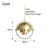 Modern Nordic Pendant Light | Sculptural Metal Suspension Lamp