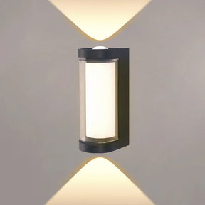 Arandela de Parede LED Moderna | Luminária Externa à Prova d'Água de Facho Duplo