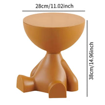 Mesa Lateral de Urso de Desenho Animado | Mesa de Centro Criativa Moderna