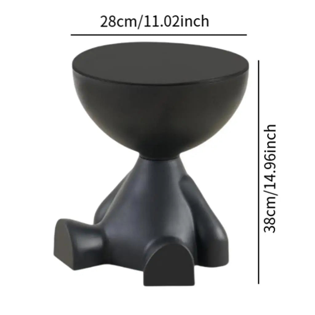 Mesa Lateral de Urso de Desenho Animado | Mesa de Centro Criativa Moderna
