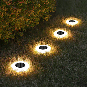 Solar Ground Light 4-Pack – 14 LEDs & 360° Ground Illumination