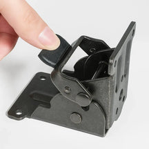 Auto-Lock Folding Bracket 90° 2-Pack – 225kg Rated & Self-Locking Design