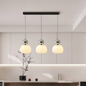 Nordic Pumpkin Pendant Light | Modern LED Ceiling Lamp