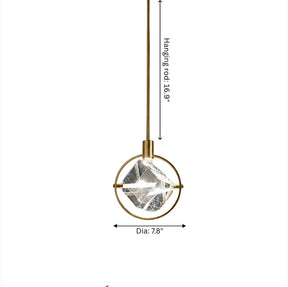 Crystal COB LED Pendant Light – pendant light image 6