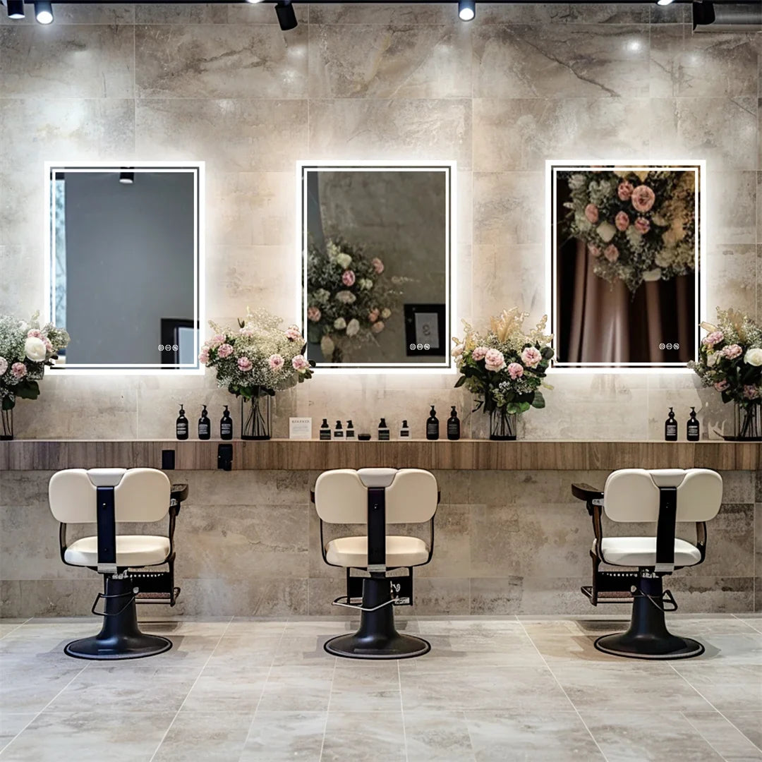 LED Bathroom Mirror – Frameless Dimmable Anti-Fog Design