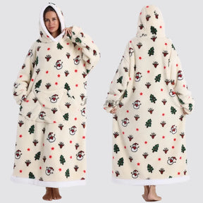 Blanket Hoodie Oversized Wearable Hooded Blanket Adult