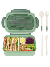 Bento Lunch Box with Utensils – 4 Compartments & Leak-Proof