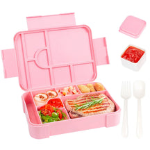 Bento Lunch Boxes – 1330ml, 7 Compartments, Leak-Proof with Cutlery