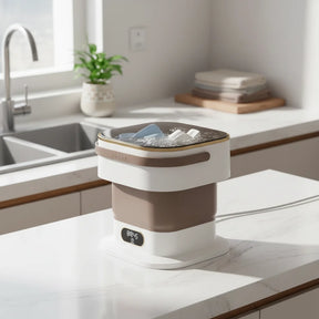 Máquina de Lavar Portátil Mini Dobrável Compacta