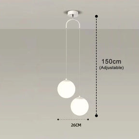 Luna Pendant Light | Nordic Modern Glass Globe Design