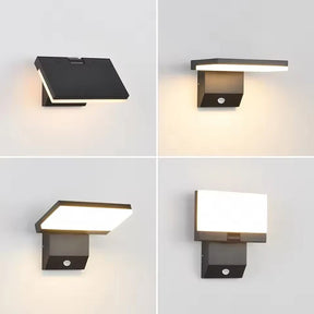 Foldable Outdoor Wall Light – IP65 LED with Motion Sensor Option