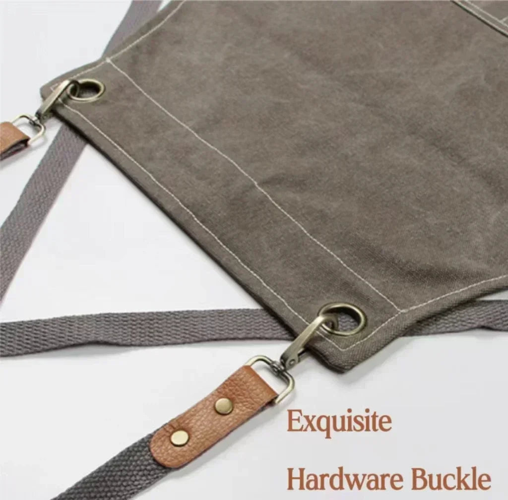 Canvas Kitchen Apron – Unisex Chef & Workwear