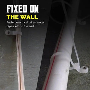 Self-Locking Cable Ties with Screw Hole – 22kg Tensile Strength & UV-Resistant