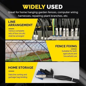 Self-Locking Cable Ties with Screw Hole – 22kg Tensile Strength & UV-Resistant