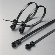 Self-Locking Cable Ties with Screw Hole – 22kg Tensile Strength & UV-Resistant