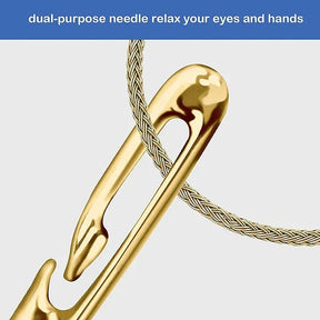 Agulhas de costura com autoenfiamento
