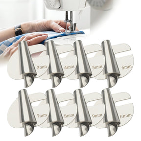 Conjunto de Calcador para Bainha Enrolada de Aço Inoxidável para Máquina de Costura