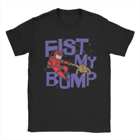 Camiseta com Estampa Divertida de Espaço Projeto Rocky Camiseta Casual