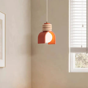 Luminária Pendente Wabi-Sabi | Design Minimalista Japonês em Resina