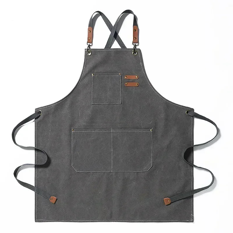 Canvas Kitchen Apron – Unisex Chef & Workwear