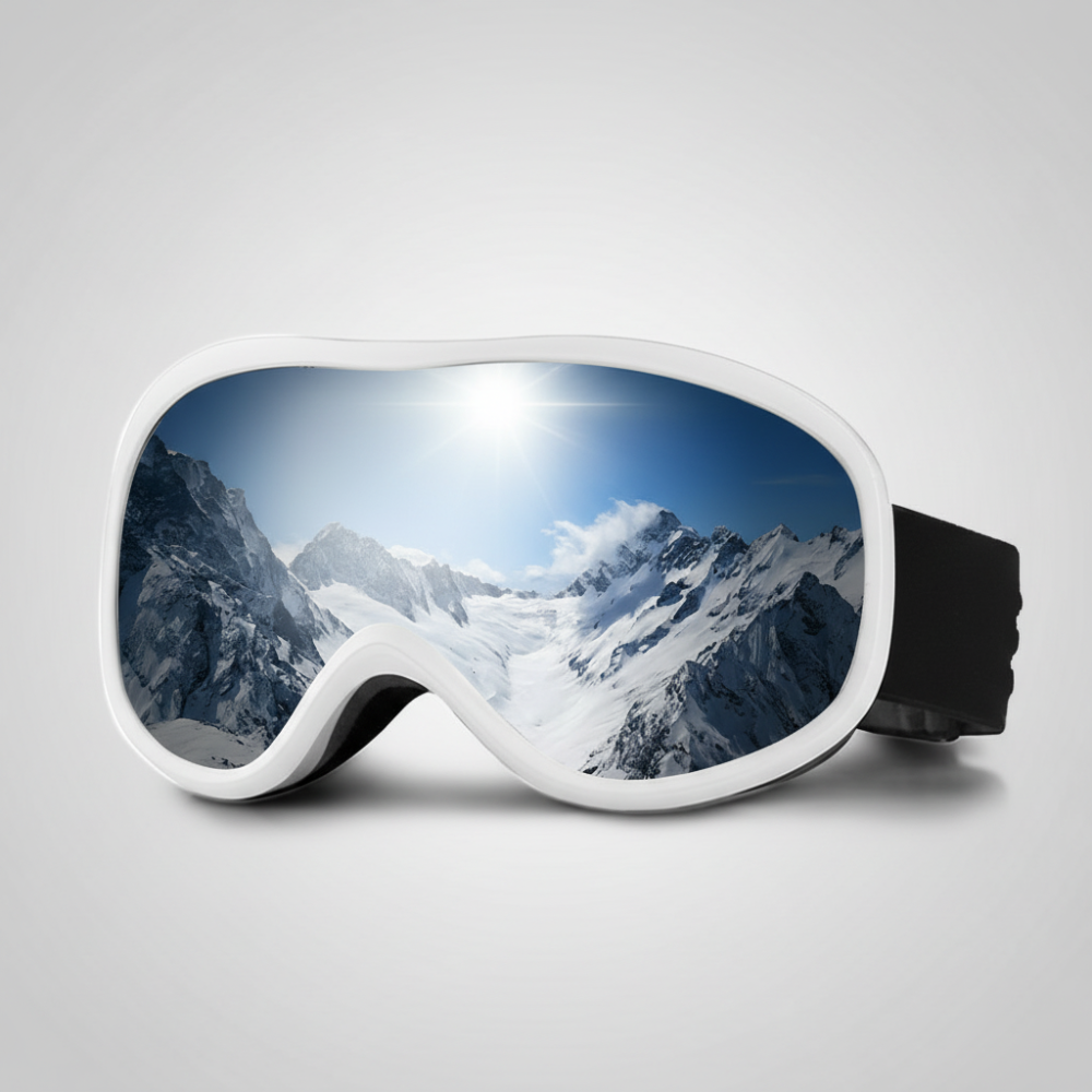Óculos de Esqui e Snowboard Anti-embaçante com Proteção UV e Lente Dupla