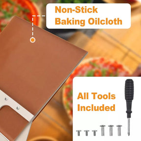 Sliding Pizza Peel – Easily Transfer & Serve Your Pizza