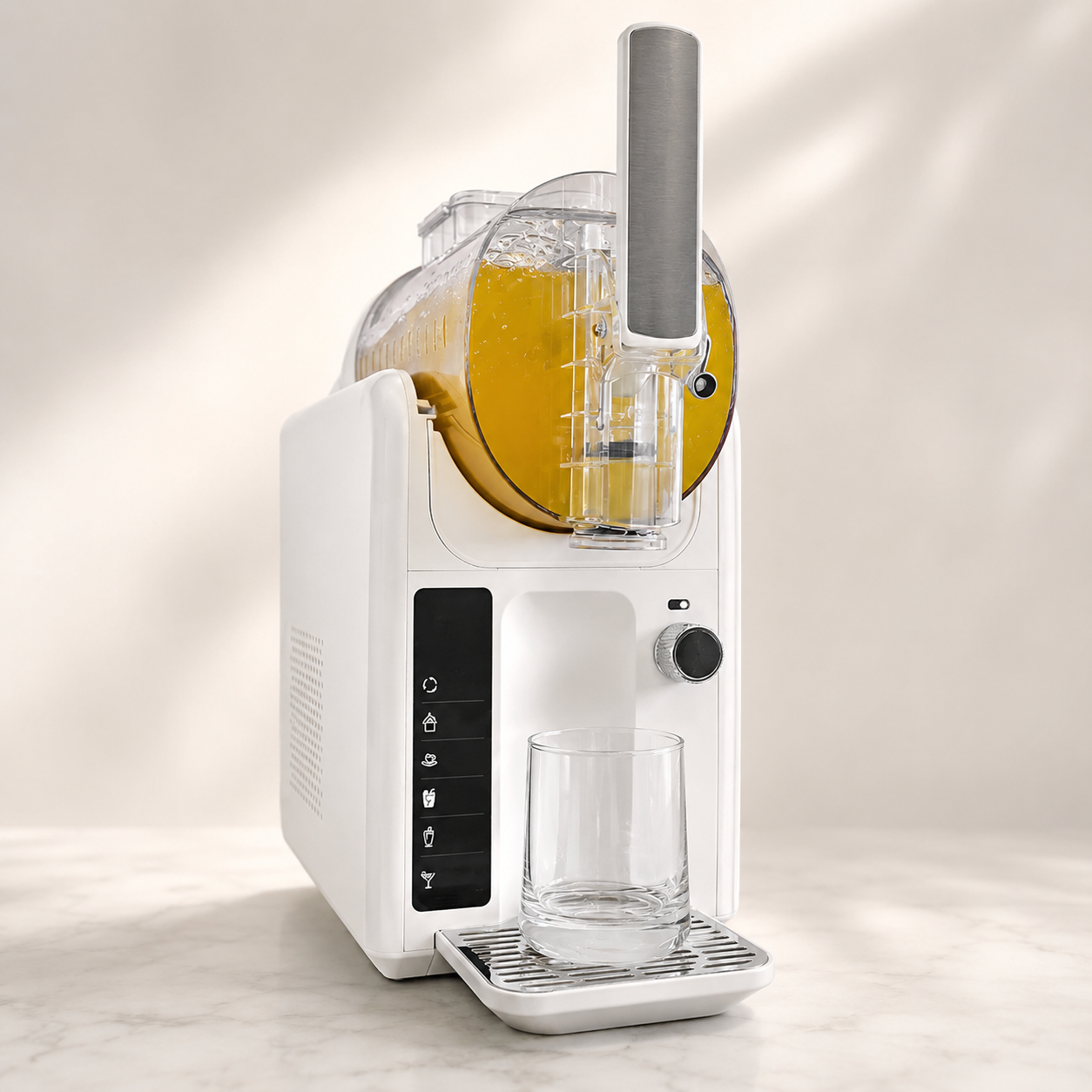Máquina de Granita Sorveteira de Bancada com Duas Cubas