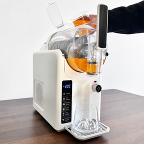 Máquina de Granita Sorveteira de Bancada com Duas Cubas