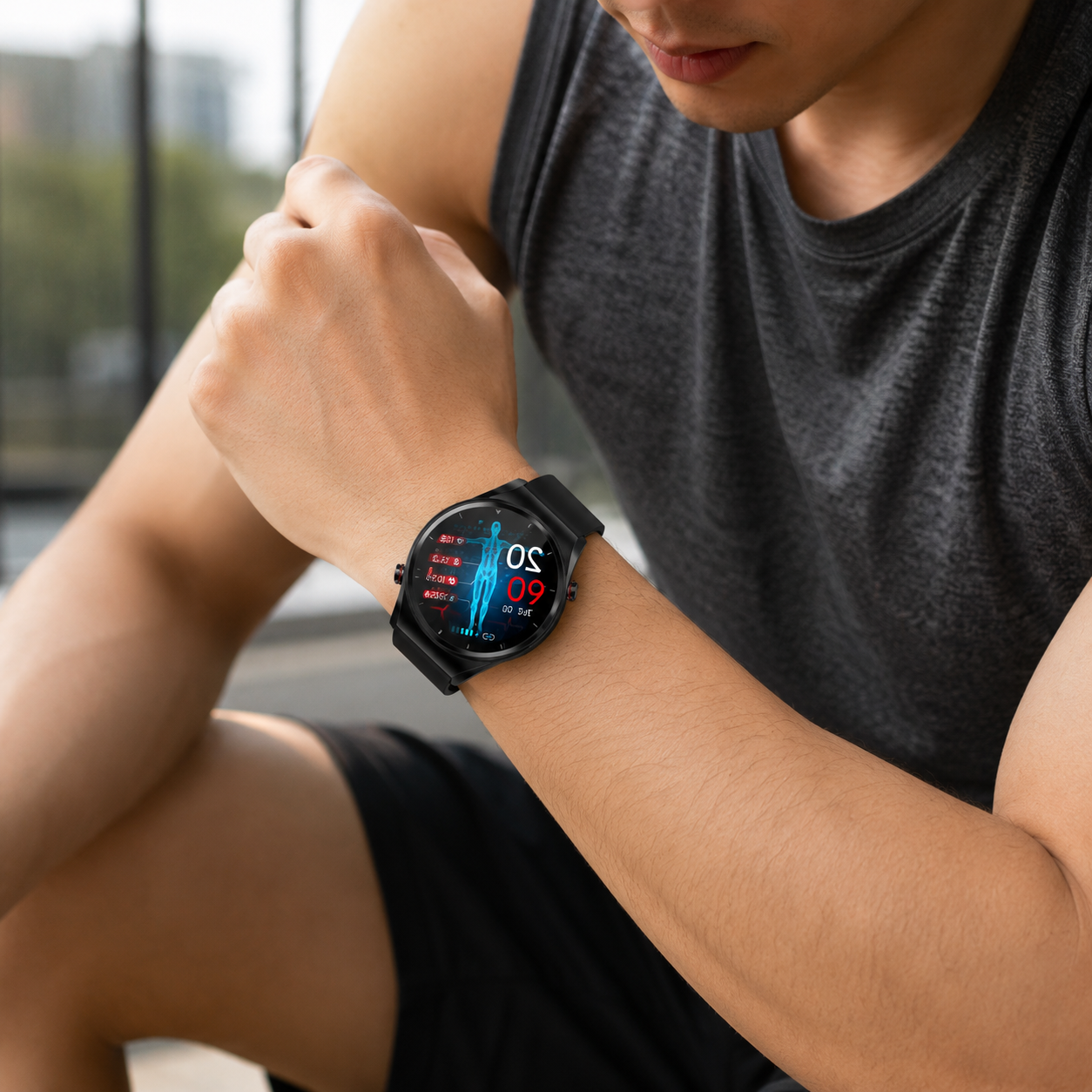 Smartwatch Rastreador de Fitness Monitor de Atividade Cardíaca