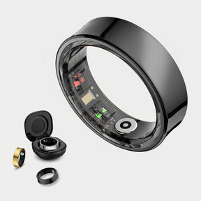 Anel Inteligente Rastreador de Fitness Monitor de Saúde À Prova D'água Anel de Sono